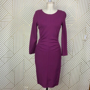 Kobi Halperin Ruched Sheath Dress‎ Purple Fuchsia